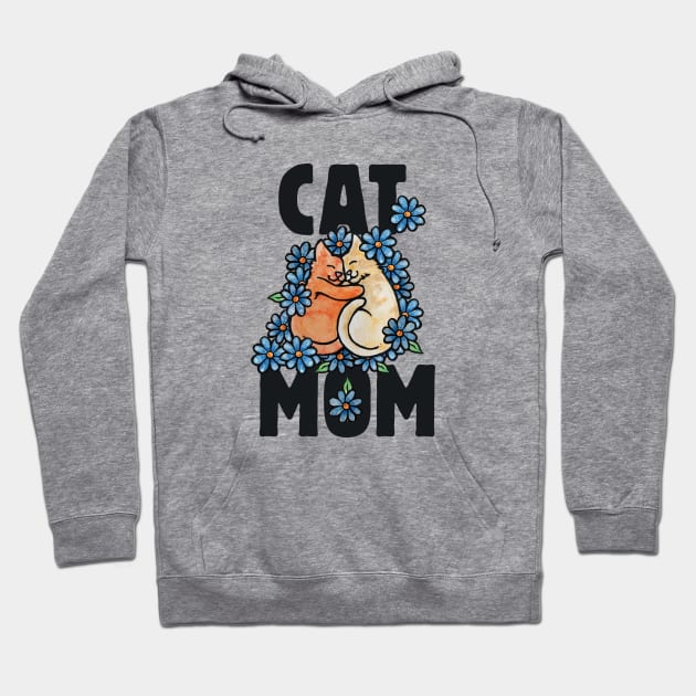 Cat mom Hoodie by bubbsnugg